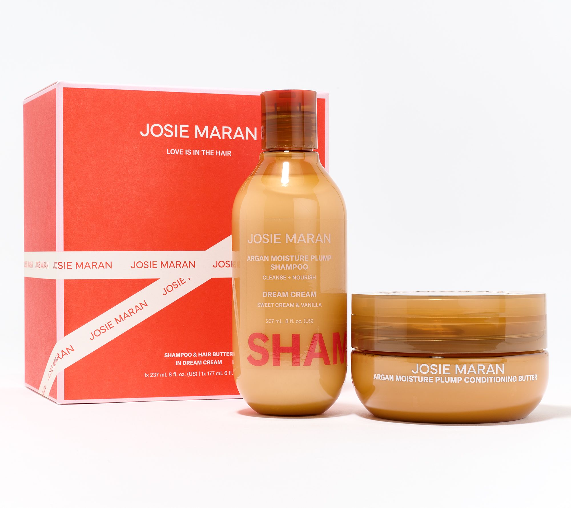 Josie Maran Love is in the Hair Argan Shampoo & Hair Butter Duo