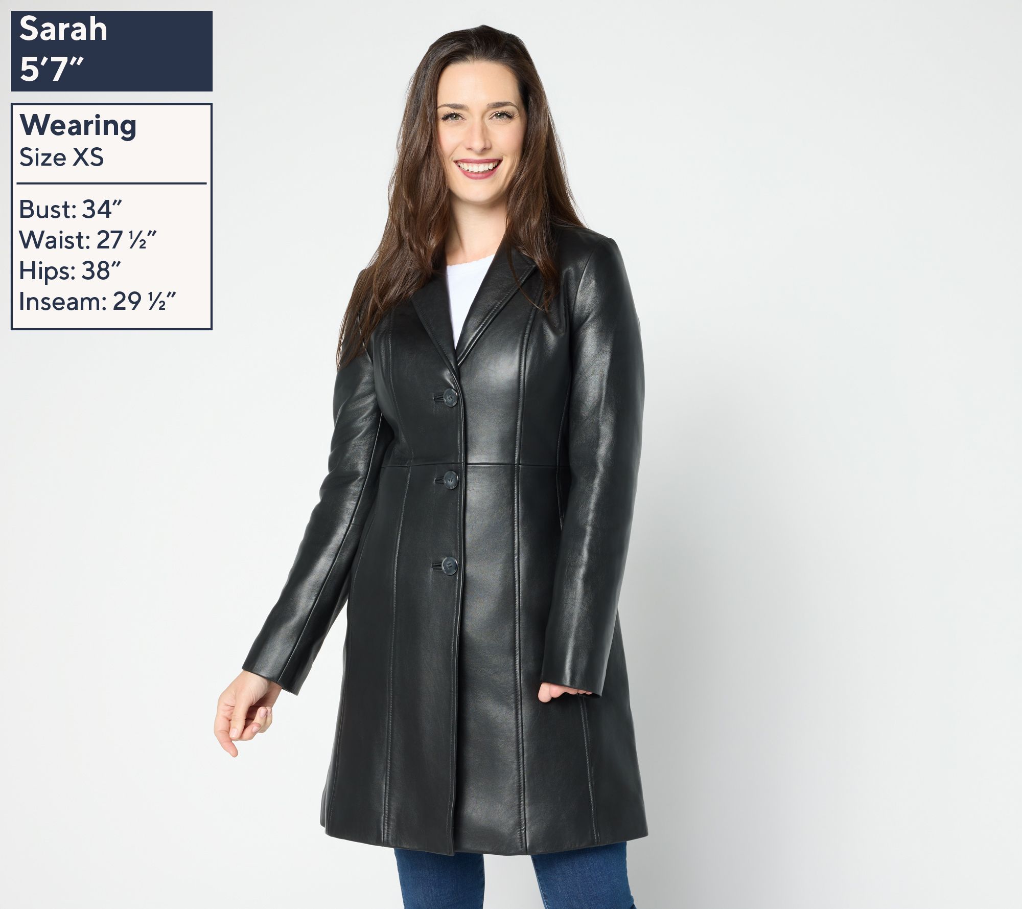 Wilson's Leather Nora Unbelted Lamb Trench Coat - QVC.com
