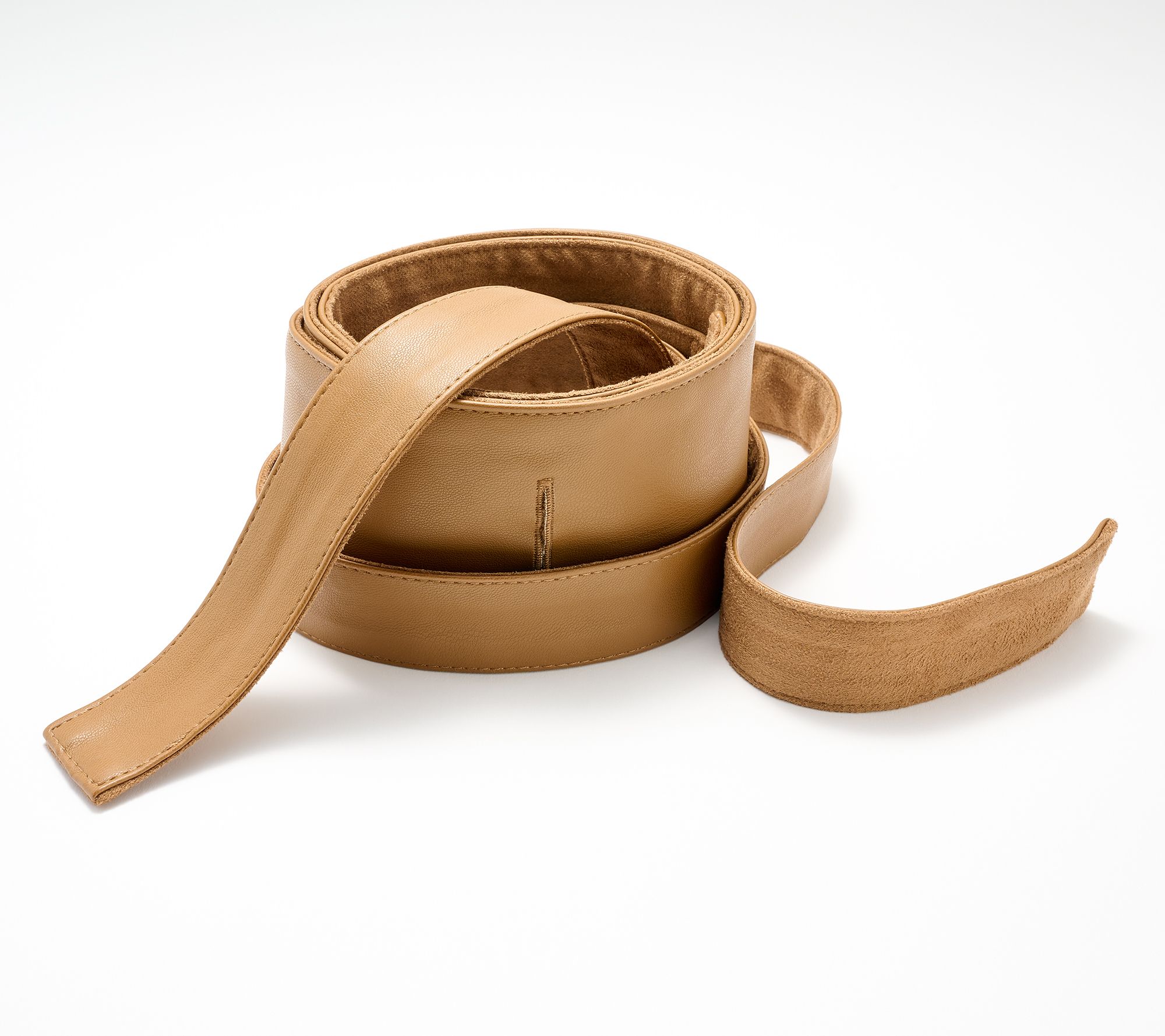 Women with Control Reversibles Faux Leather & Faux Suede Belt