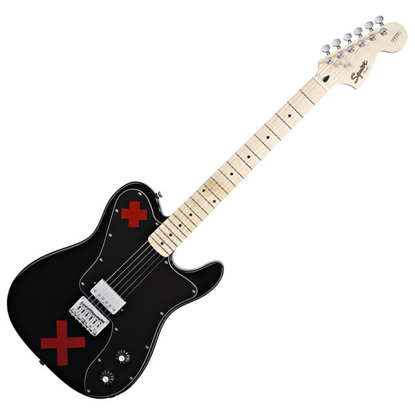 DISC Squier by Fender Deryck Whibley Telecaster, Black at Gear4music