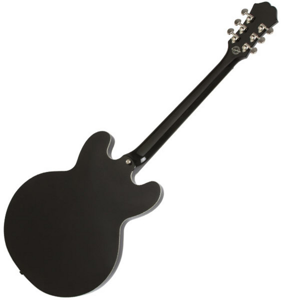 Epiphone Limited Edition Dot Electric Guitar, Black Royale at