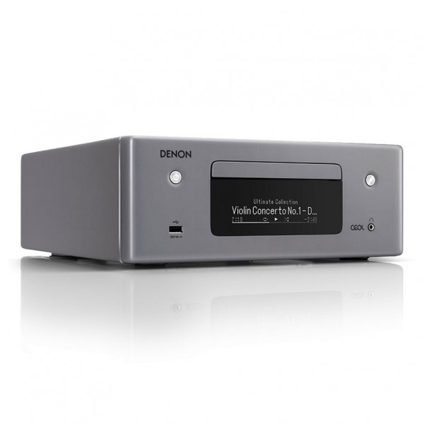 Denon CEOL RCD-N10 Network CD Music System, Gloss Grey at AV.com