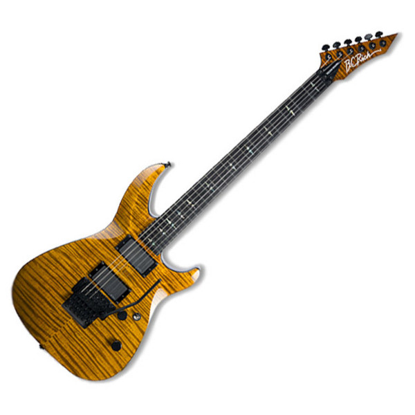 DISC BC Rich Villain Deluxe Electric Guitar, Tiger Eye at Gear4music