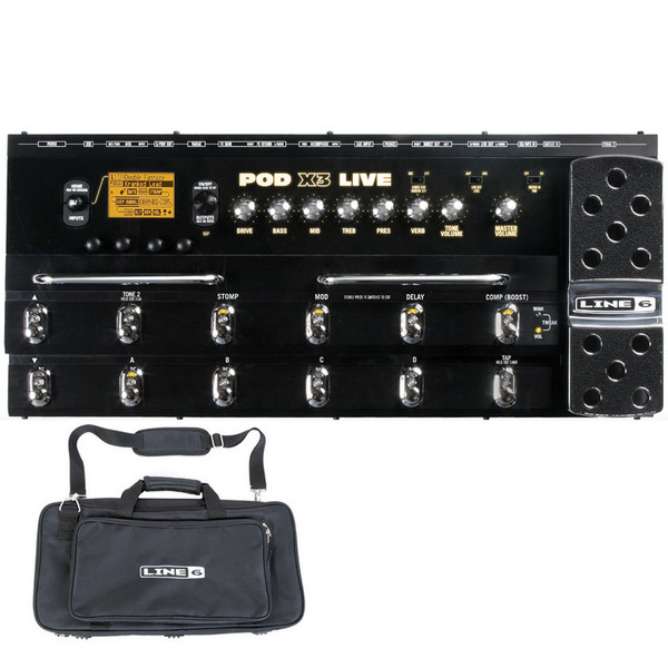 DISC Line 6 POD X3 Live Guitar Effects Pedal + Free Case at Gear4music