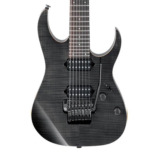 DISC Ibanez RG3727FZ Prestige 7 String, Black Haze at Gear4music