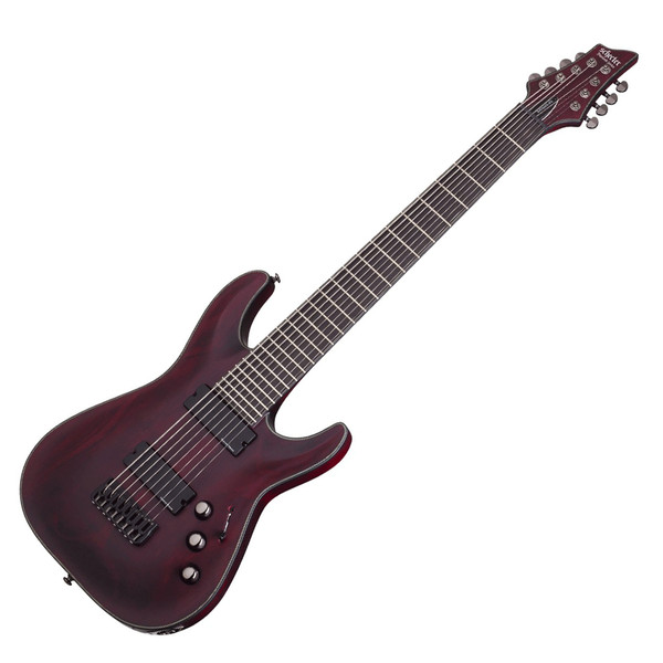 DISC Schecter Blackjack ATX C-8 Electric Guitar, Vampyre Red Satin