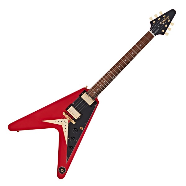 Epiphone Flying V, Red Ruby Metallic at Gear4music