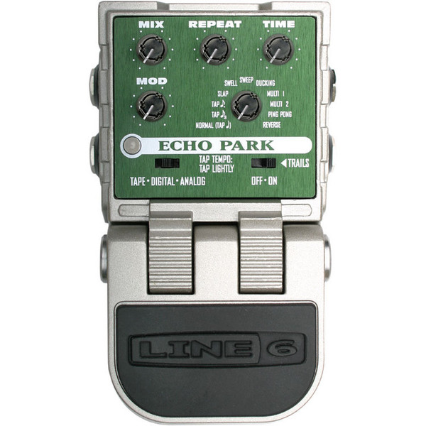 DISC Line 6 Tonecore Echo Park Delay Guitar Effects Pedal at