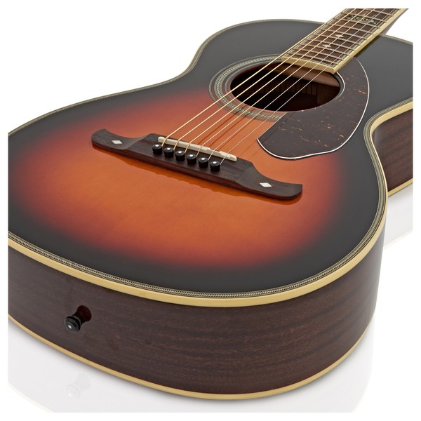 DISC Fender Ron Emory Loyalty Parlor Acoustic Guitar, Sunburst at