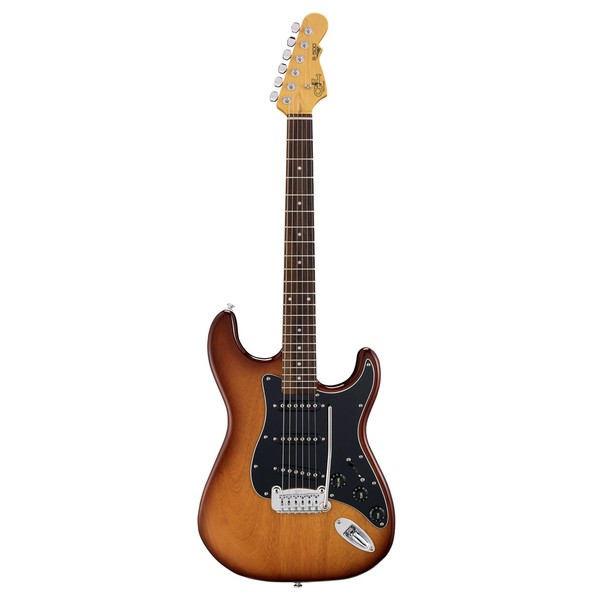 DISC G&L Tribute S500 Electric Guitar, Tobacco Sunburst at Gear4music