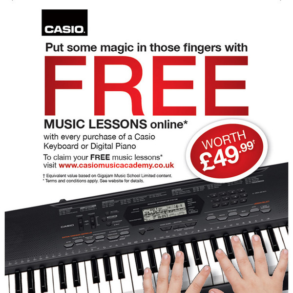 DISC Casio CTK-1100 Portable Keyboard at Gear4music