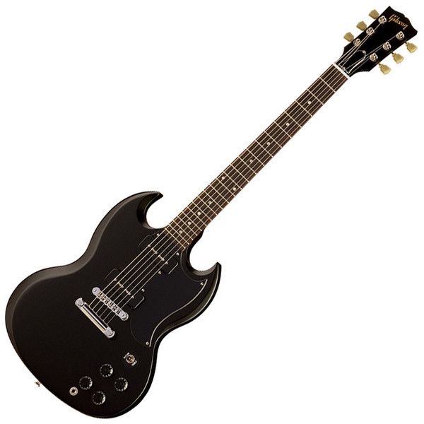 DISC Gibson SG Special, 60s Tribute, Worn Ebony at Gear4music