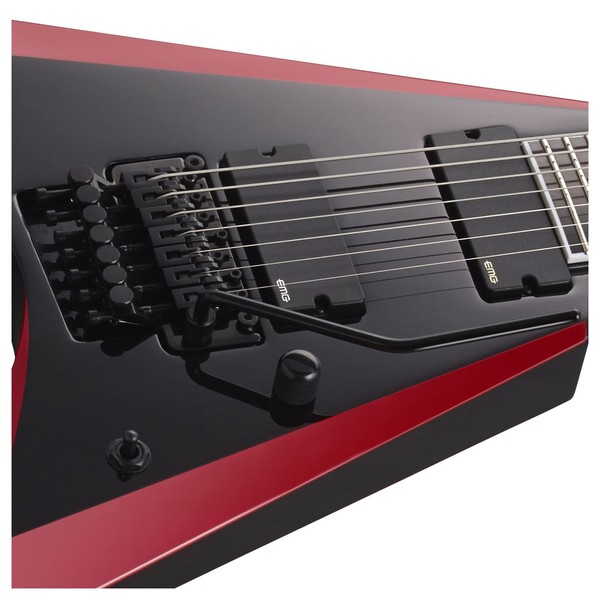 ESP E-II Arrow-7 Babymetal, Black w/Red Bevels at Gear4music