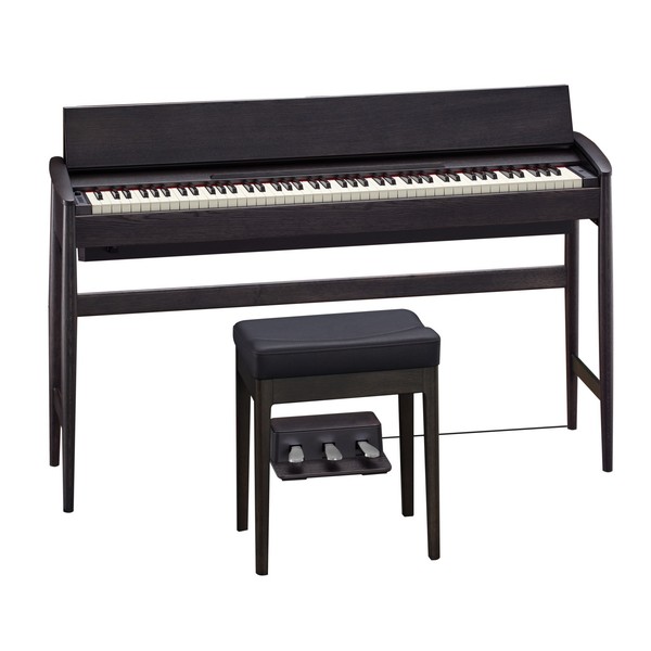 Roland Kiyola KF-10 Digital Piano with Stool, Sheer Black at