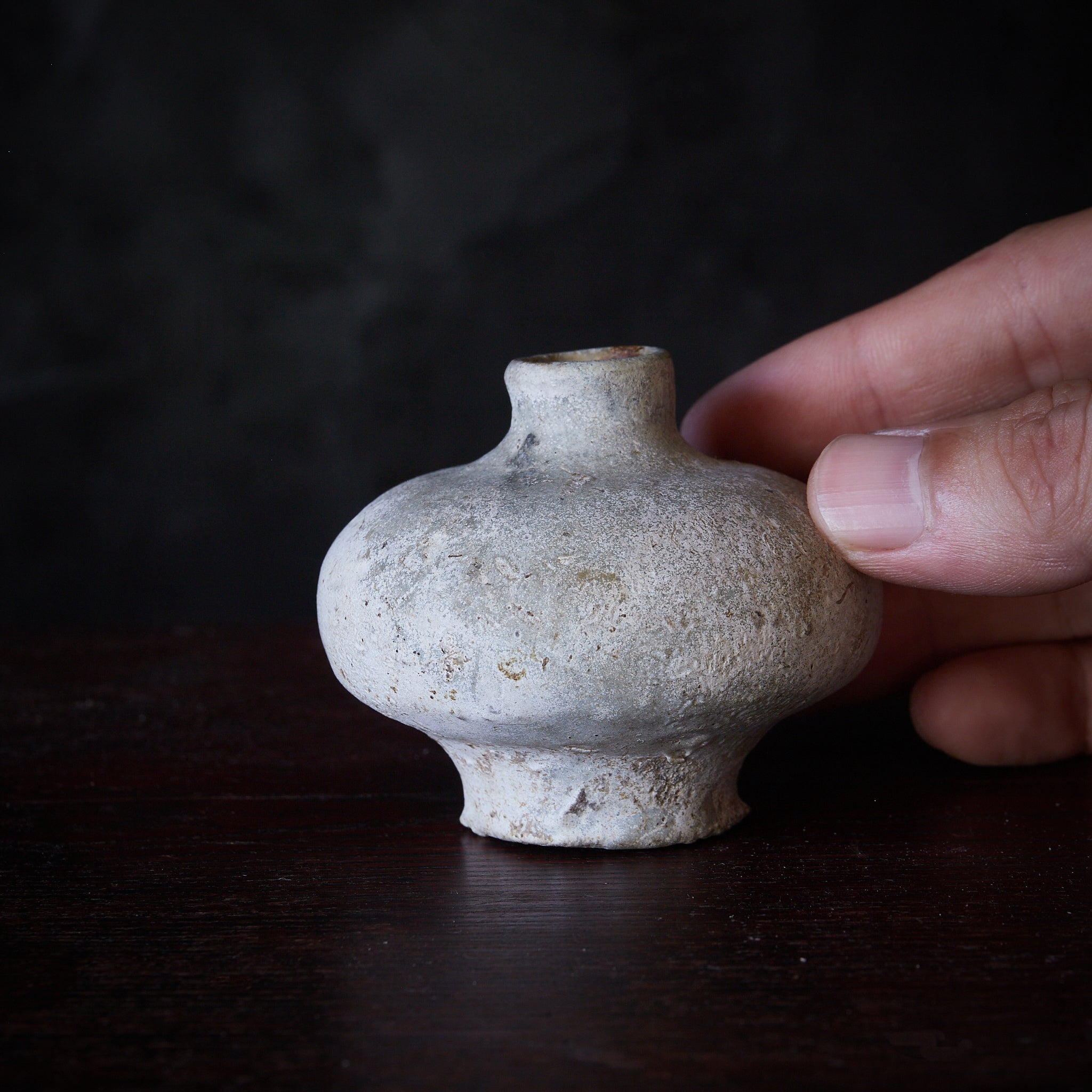 宋胡録（スンコロク） 小壺（中世：12–16世紀） | 入蘆花（ロカニイル）