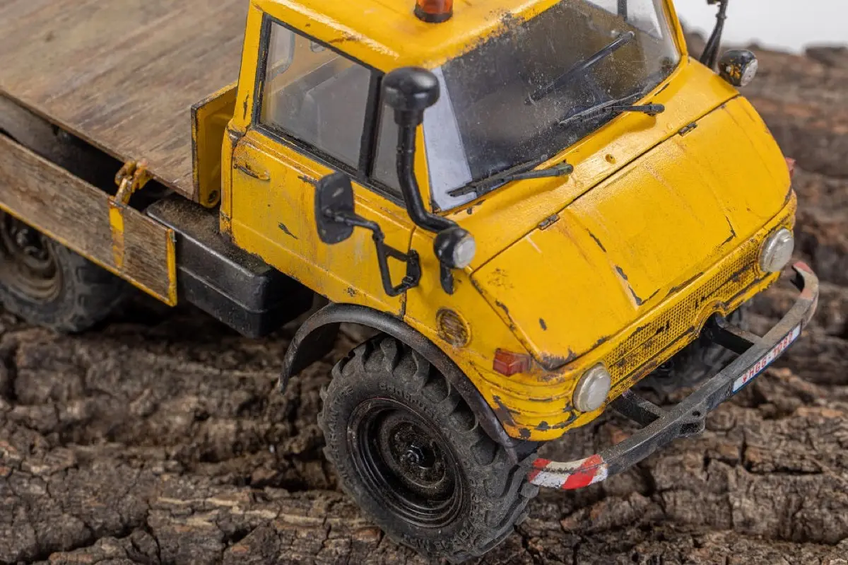 Fair RC】ROCHOBBY 1/18 Mogrich Yellow Rusted Mod RTR RC Truck