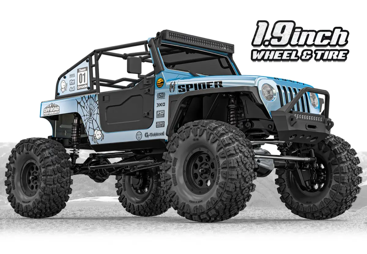 欲しい】Gmade 1/10 GS02F SPIDER PORTAL TS KIT 〜 ロングホイール