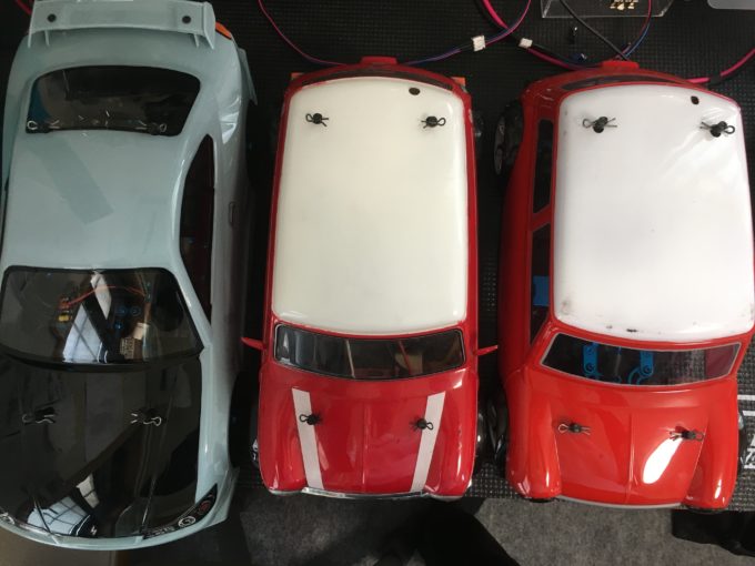 タミヤ Mシャーシ S寸ホイールベースでもボディによって特性はだいぶ