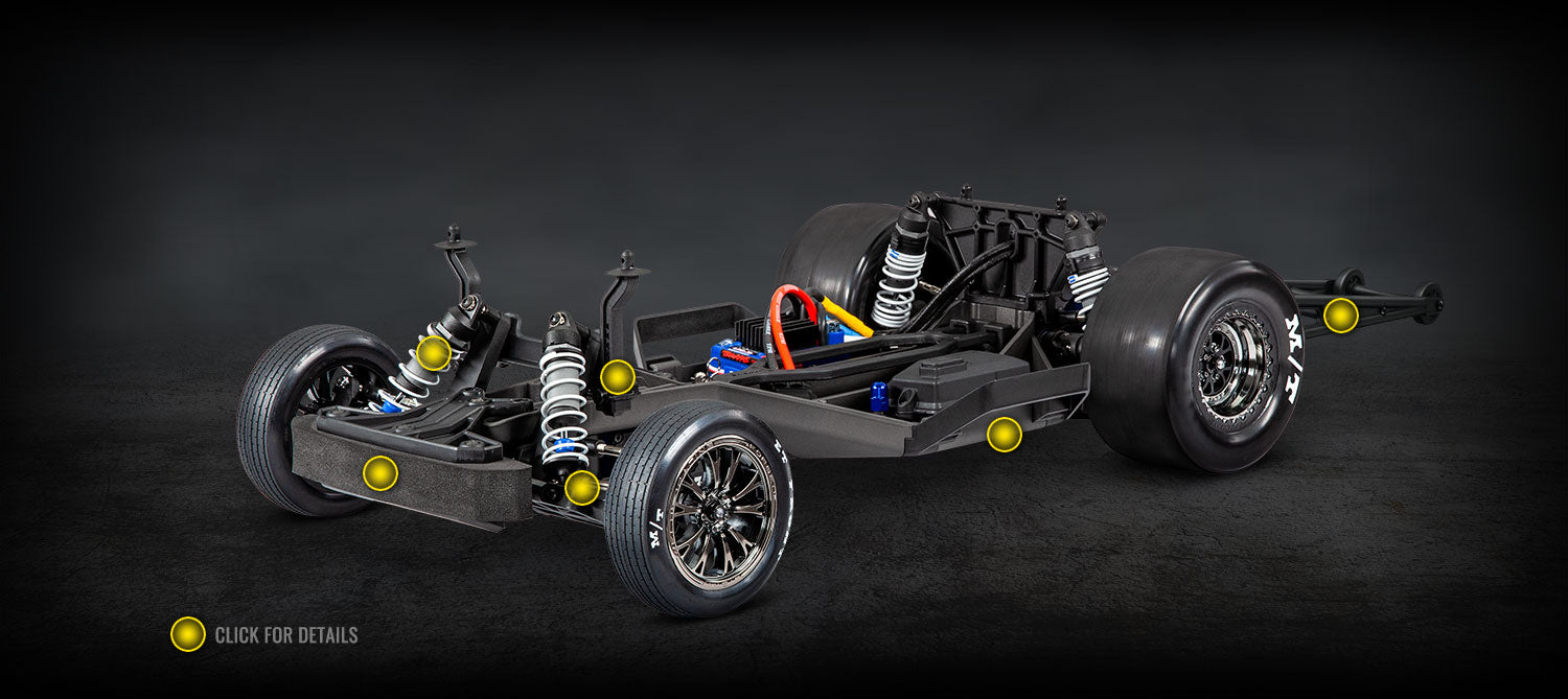 トラクサス 1 / 10 ドラッグスラッシュ 1967シボレーC10 ブラシレス