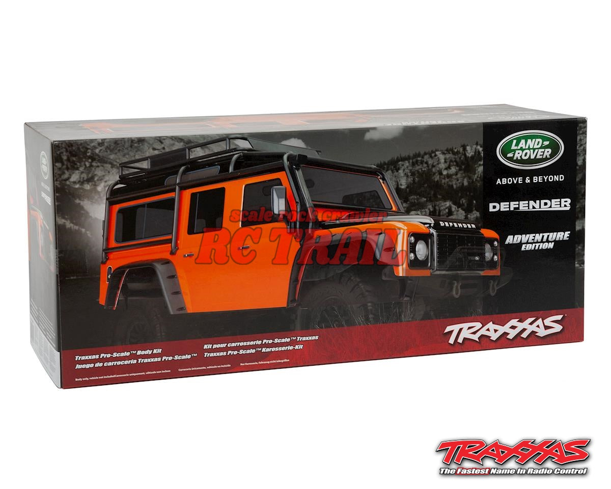 トラクサス 1/10 TRX4用塗装済みボディ ランドローバーディフェンダー