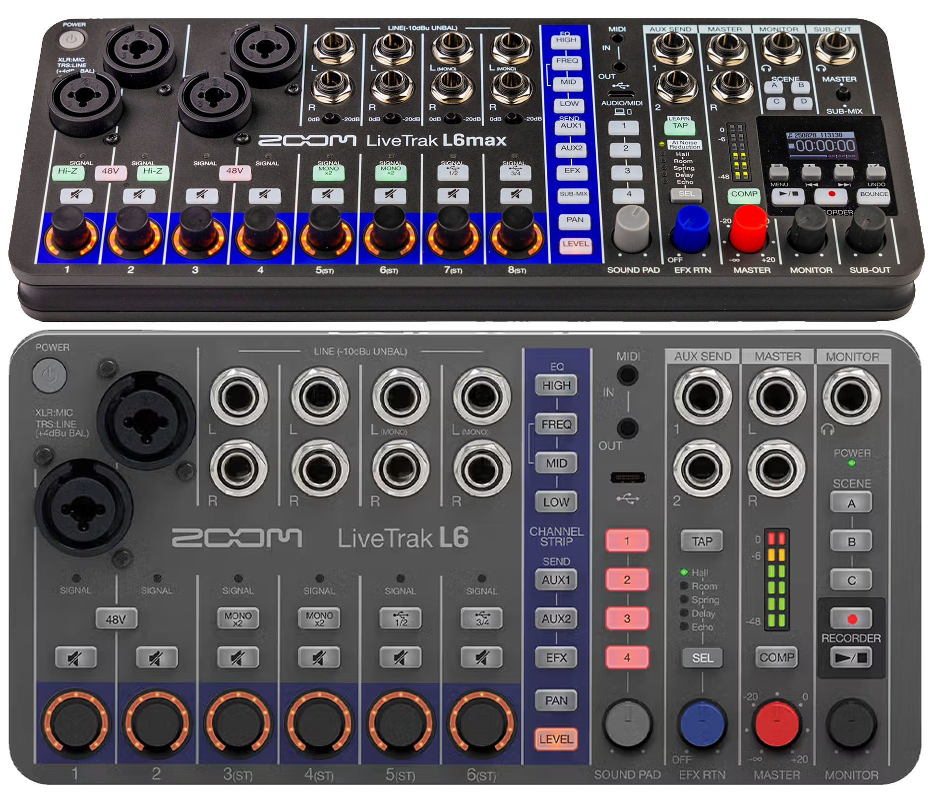 Zoom Livetrak L6max - ranzee