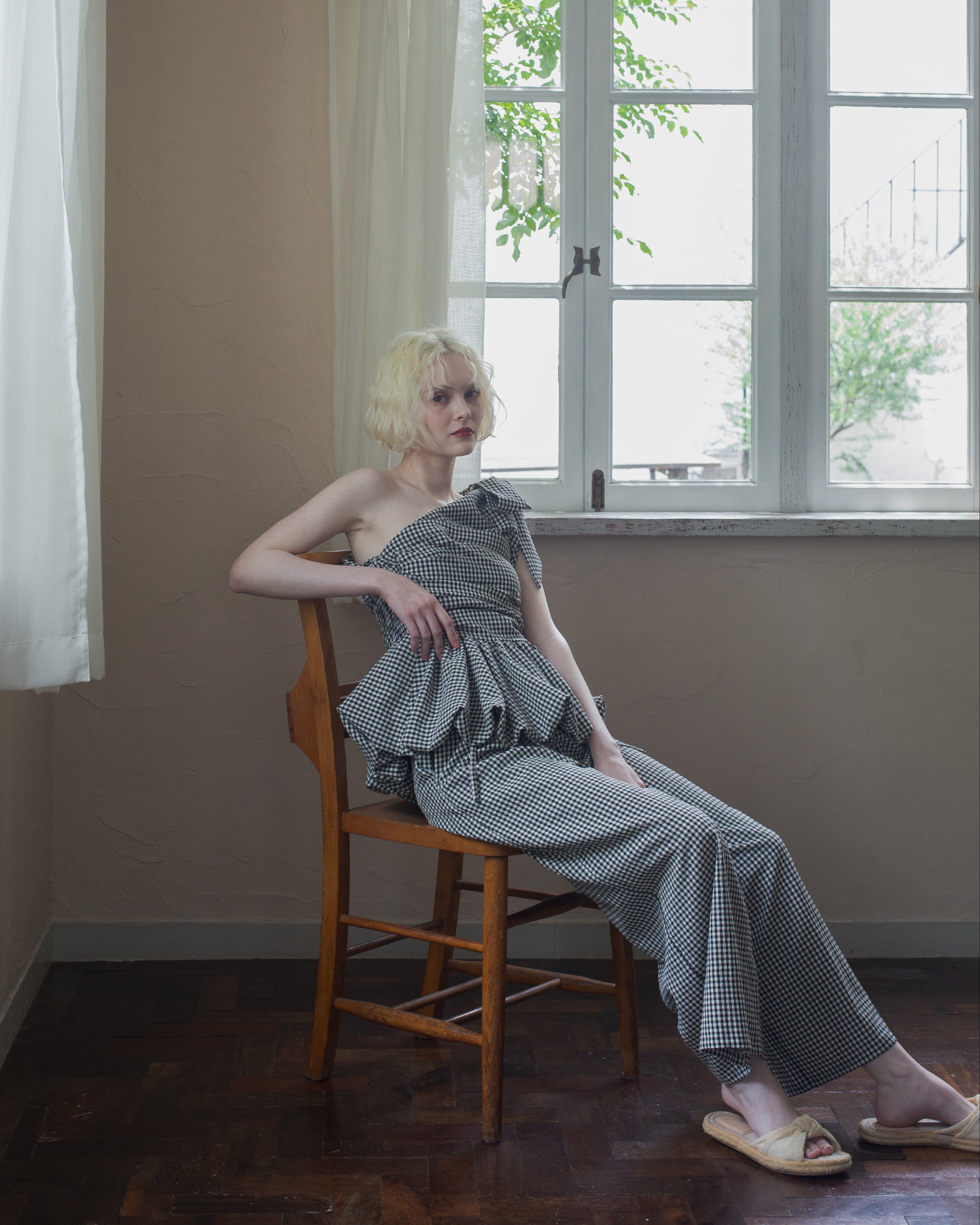 残りわずか】2way ribbon peplum top – RANCLIC