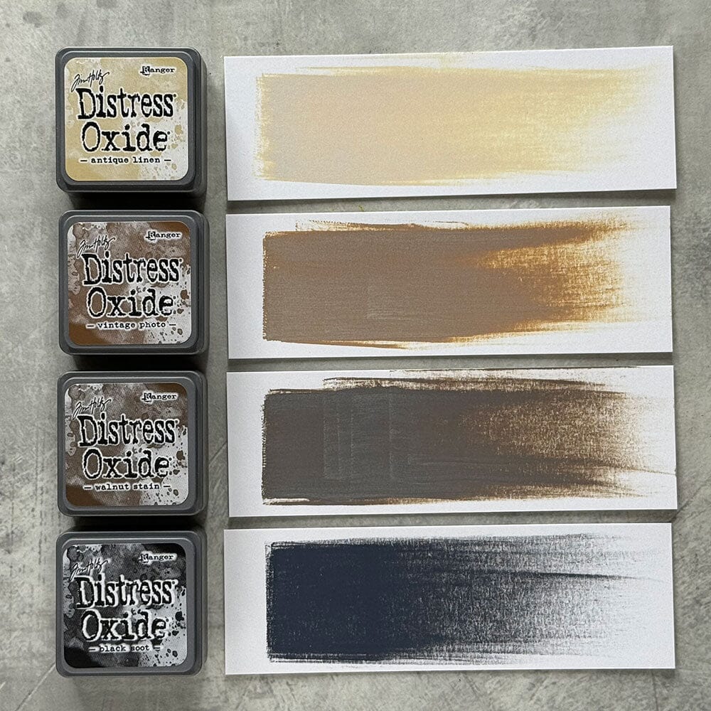 Tim Holtz Distress® Mini Oxide® Ink Pads & Blending Brush Bundle