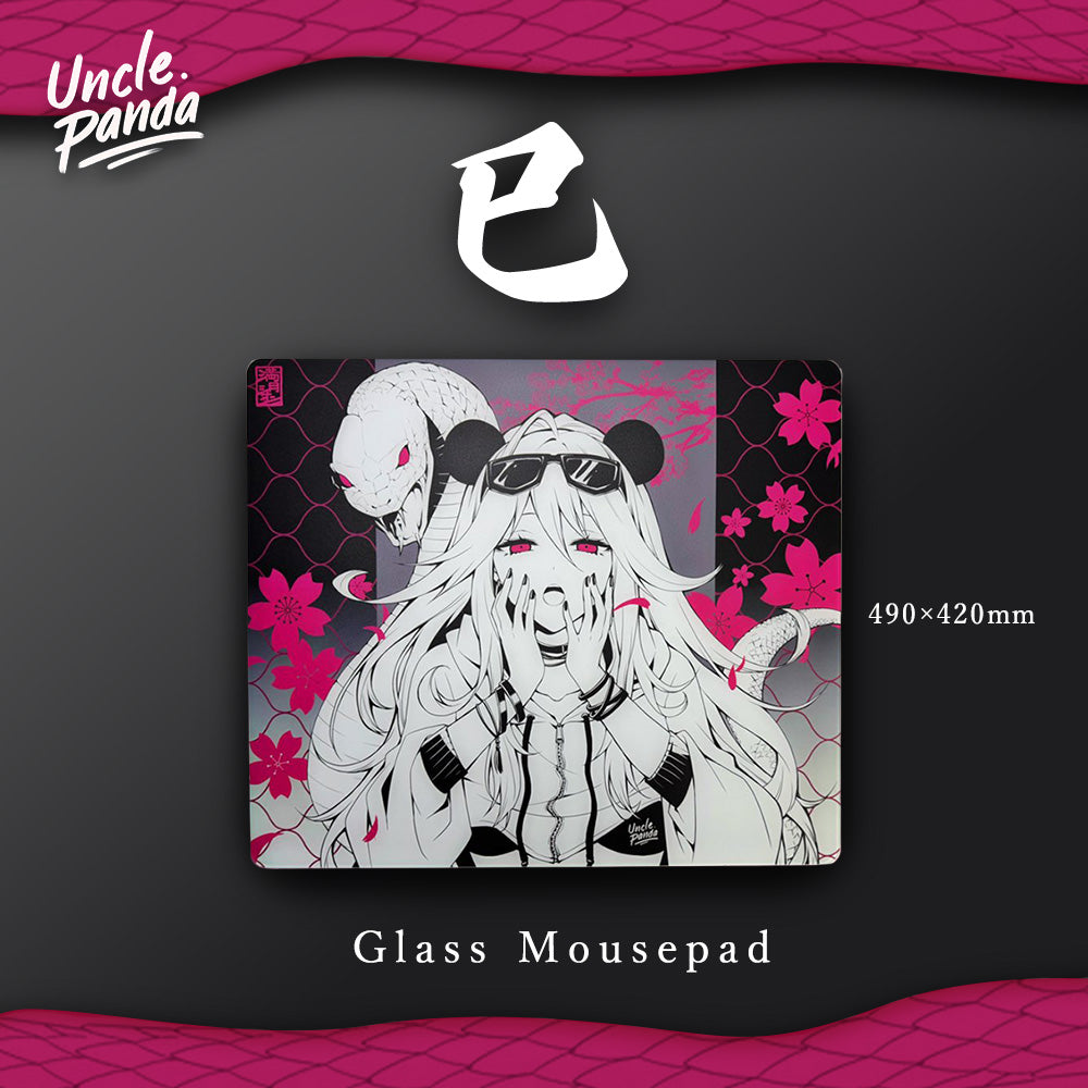 ガラスマウスパッド