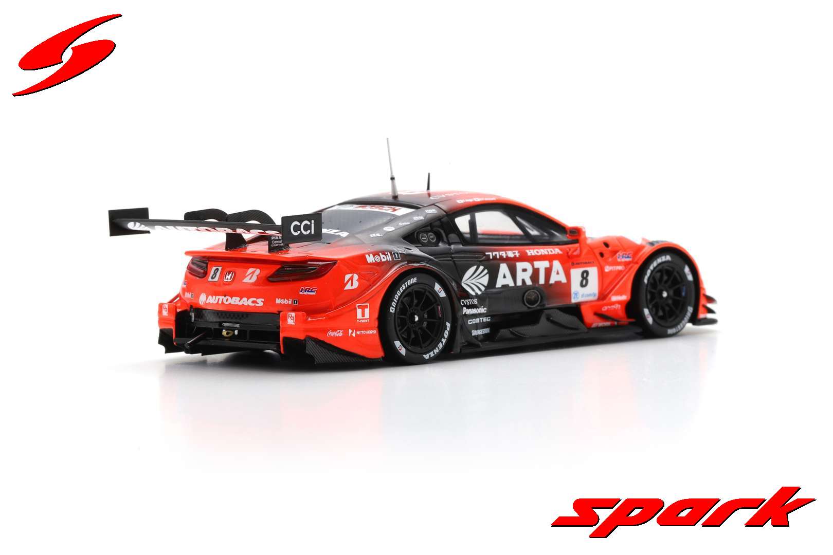 Spark SGT023 1/43 ARTA NSX-GT No.8 ARTA GT500 SUPER GT 2022 Tomoki