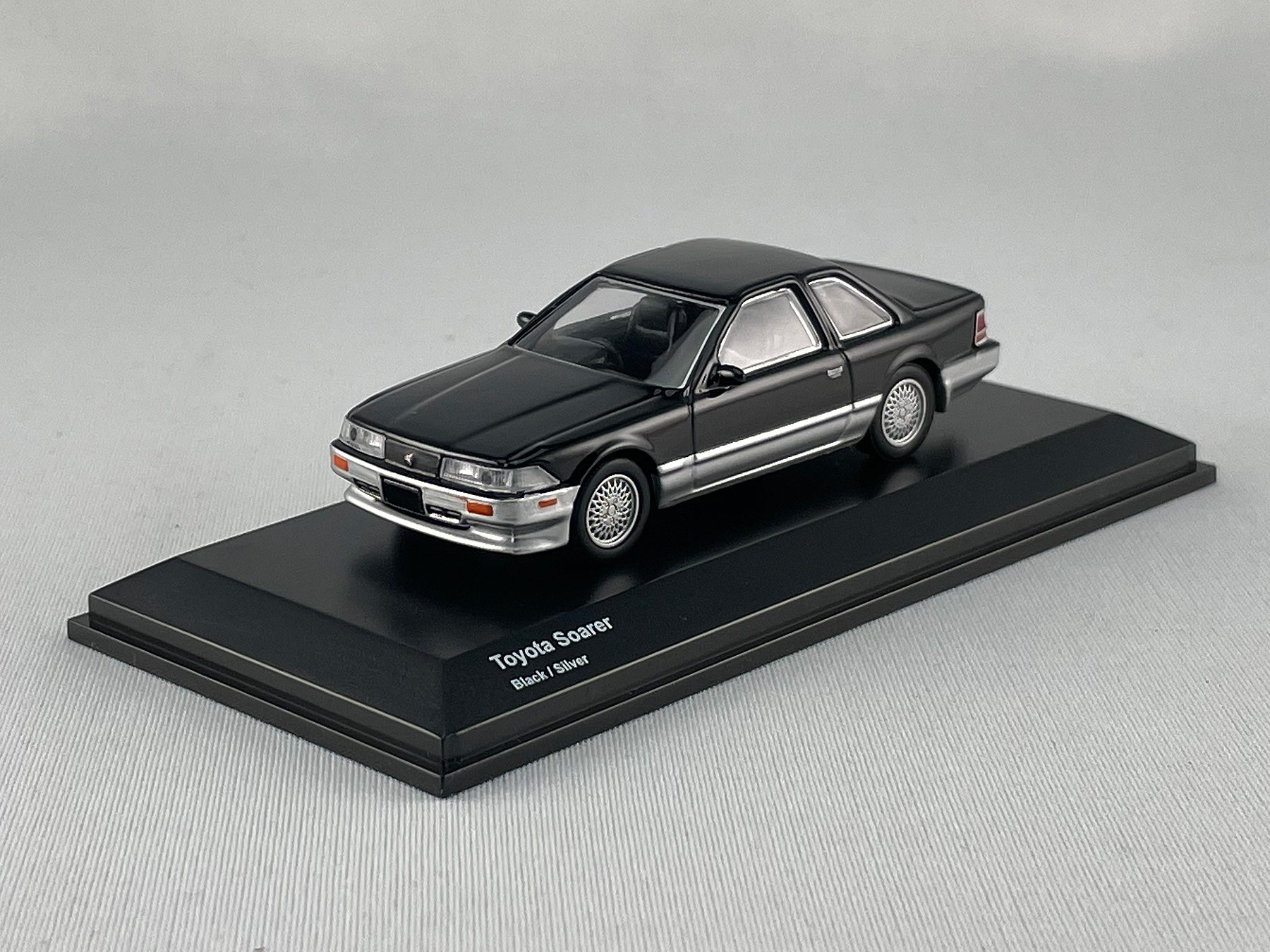 KYOSHO ORIGINAL 1/64 KS06506BS TOYOTA SOARER Black/Silver – Racing
