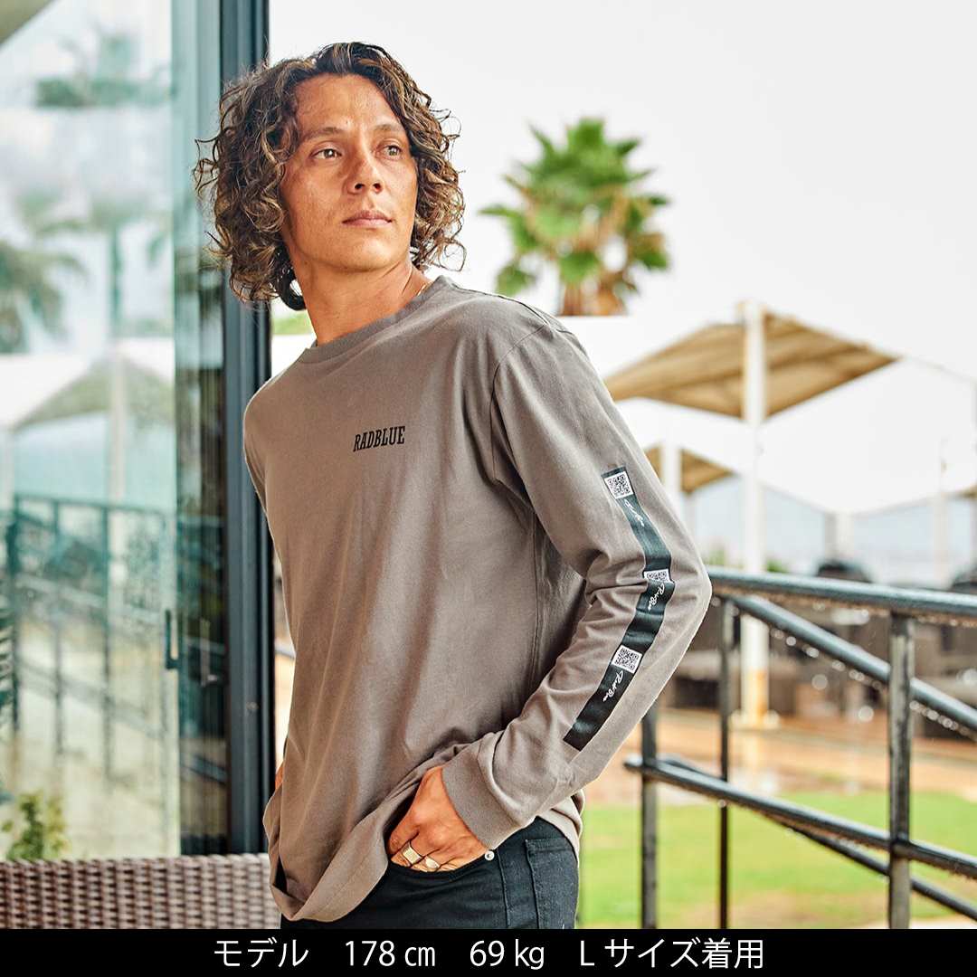RadBlue LONG SLEEVE TEE【QR】