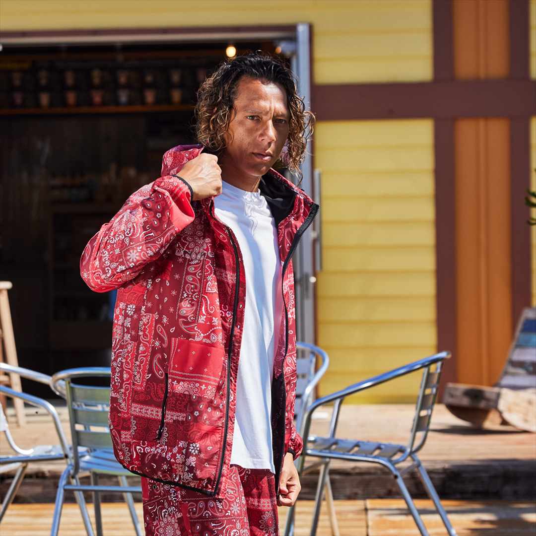 マウンテンパーカー【CR BANDANA】レッド