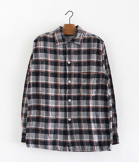 50's Hampton ビンテージプリントネルシャツ - Fresh Service