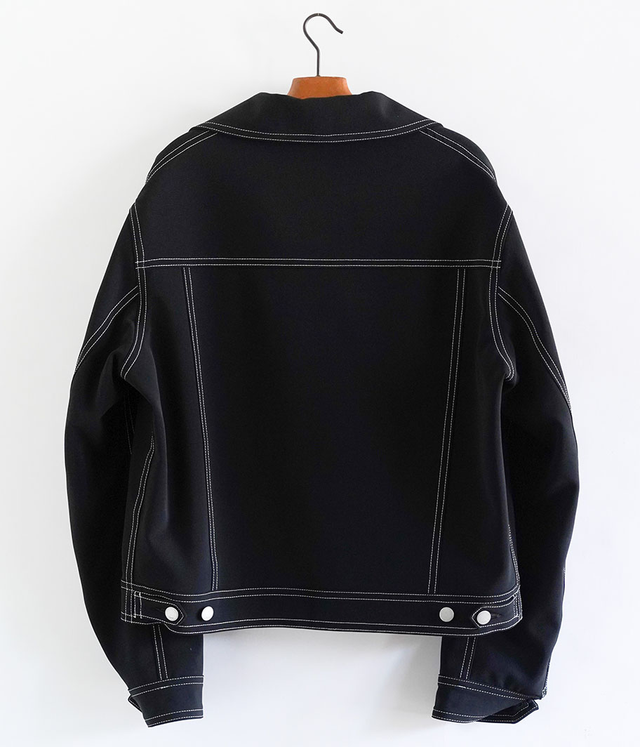 YOKE TRUCKER JACKET [BLACK] - Fresh Service NECESSARY or