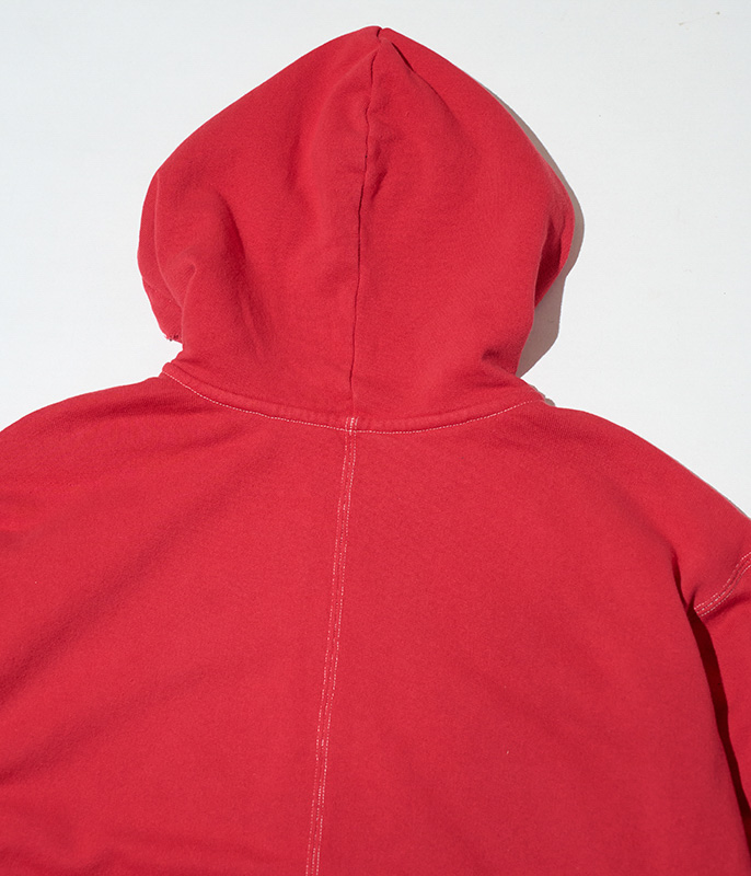 ANCELLM ZIP UP HOODIE [RED] - Fresh Service NECESSARY or