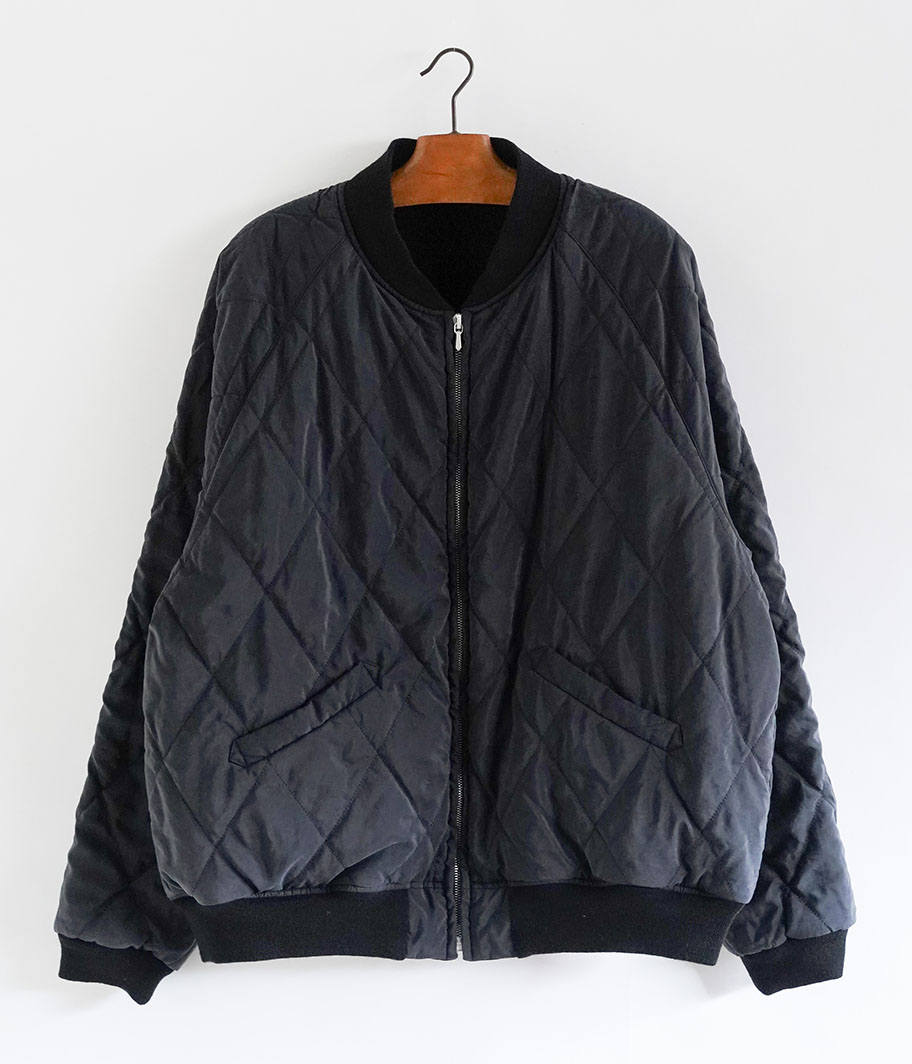 A.PRESSE VINTAGE US NAVY SOUVENIR VELOUR JACKET [BLACK] - Fresh