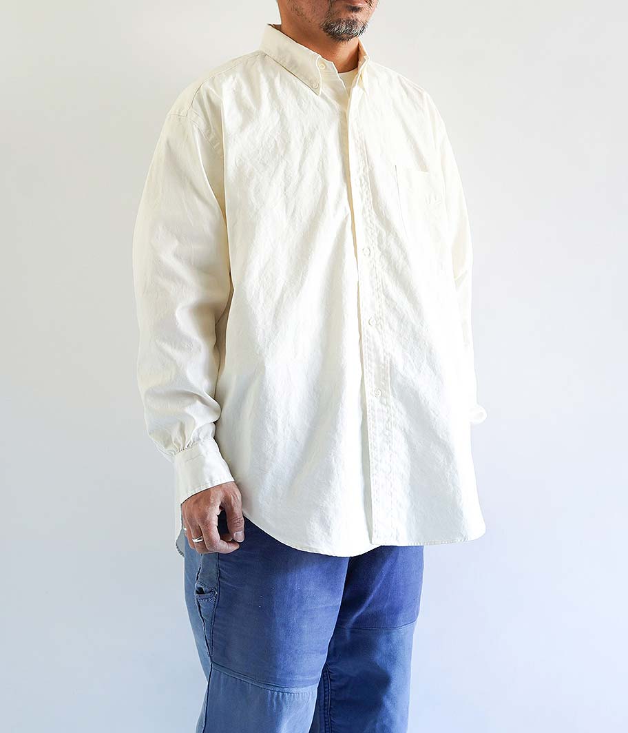 A.PRESSE BD Oxford Shirt [OFF WHITE] - Fresh Service NECESSARY or