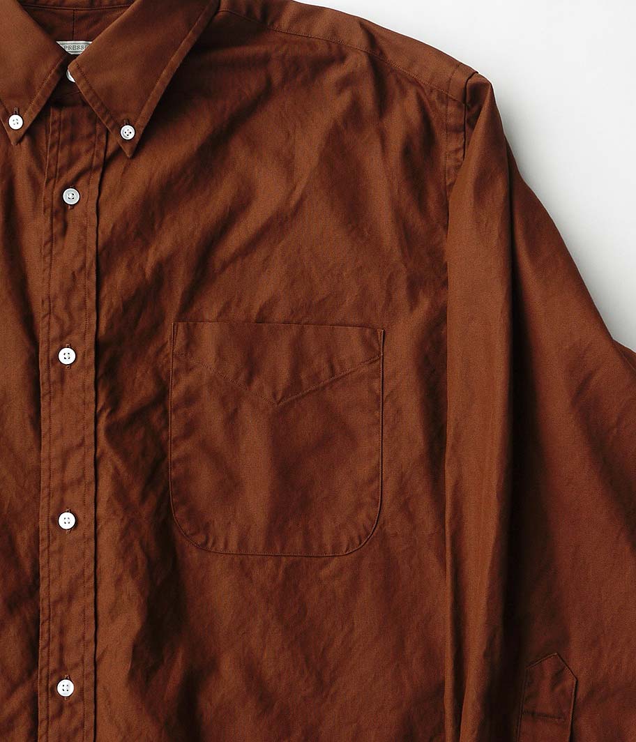 A.PRESSE BD Oxford Shirt [BROWN] - Fresh Service NECESSARY or
