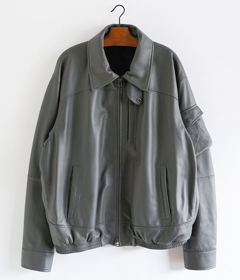 CCU 'HENRY' SWING TOP JACKET [SHEEP SKIN / GRAY] - Fresh Service