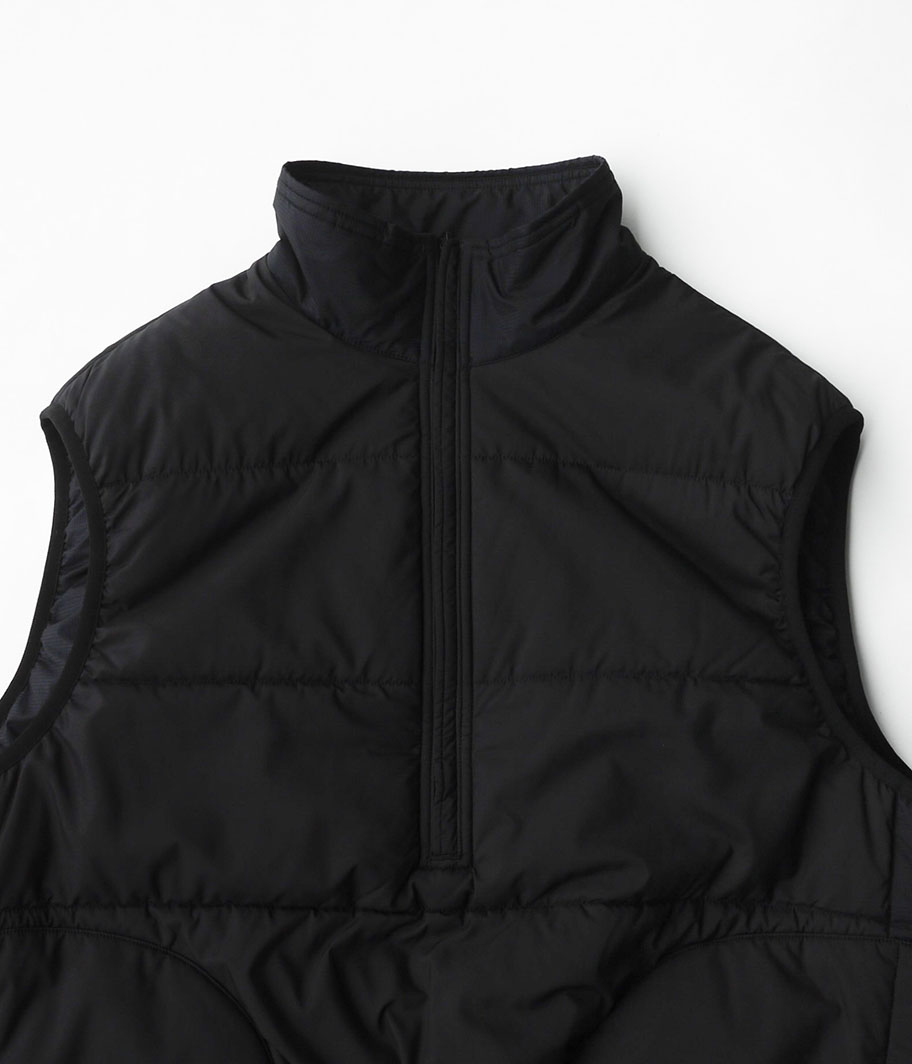 DAIWA PIER 39 TECH REVERSIBLE PULLOVER PUFF VEST [BLACK] - Fresh