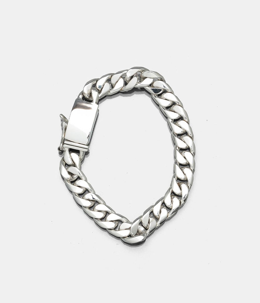 FIFTH Silver Chain Bracelet / 1984 - Fresh Service NECESSARY or