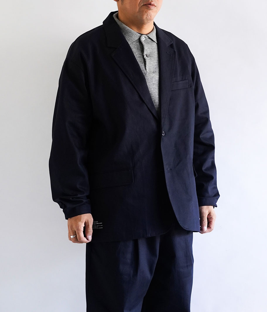 Fresh Service CORPORATE CHINO JACKET [NAVY] - Fresh Service