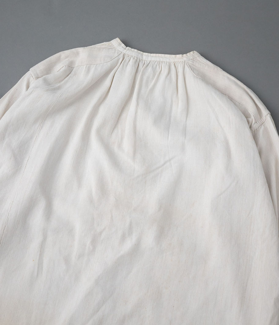 early 20th フレンチリネンスモックシャツ - Fresh Service NECESSARY