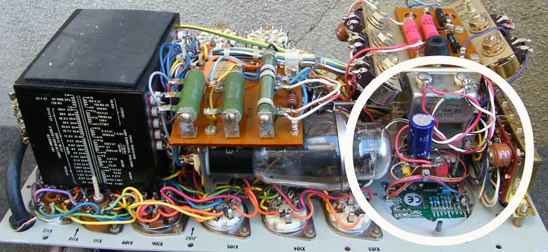 TV-7D/U 真空管試験機（校正済）・真空管付き front1.JPG