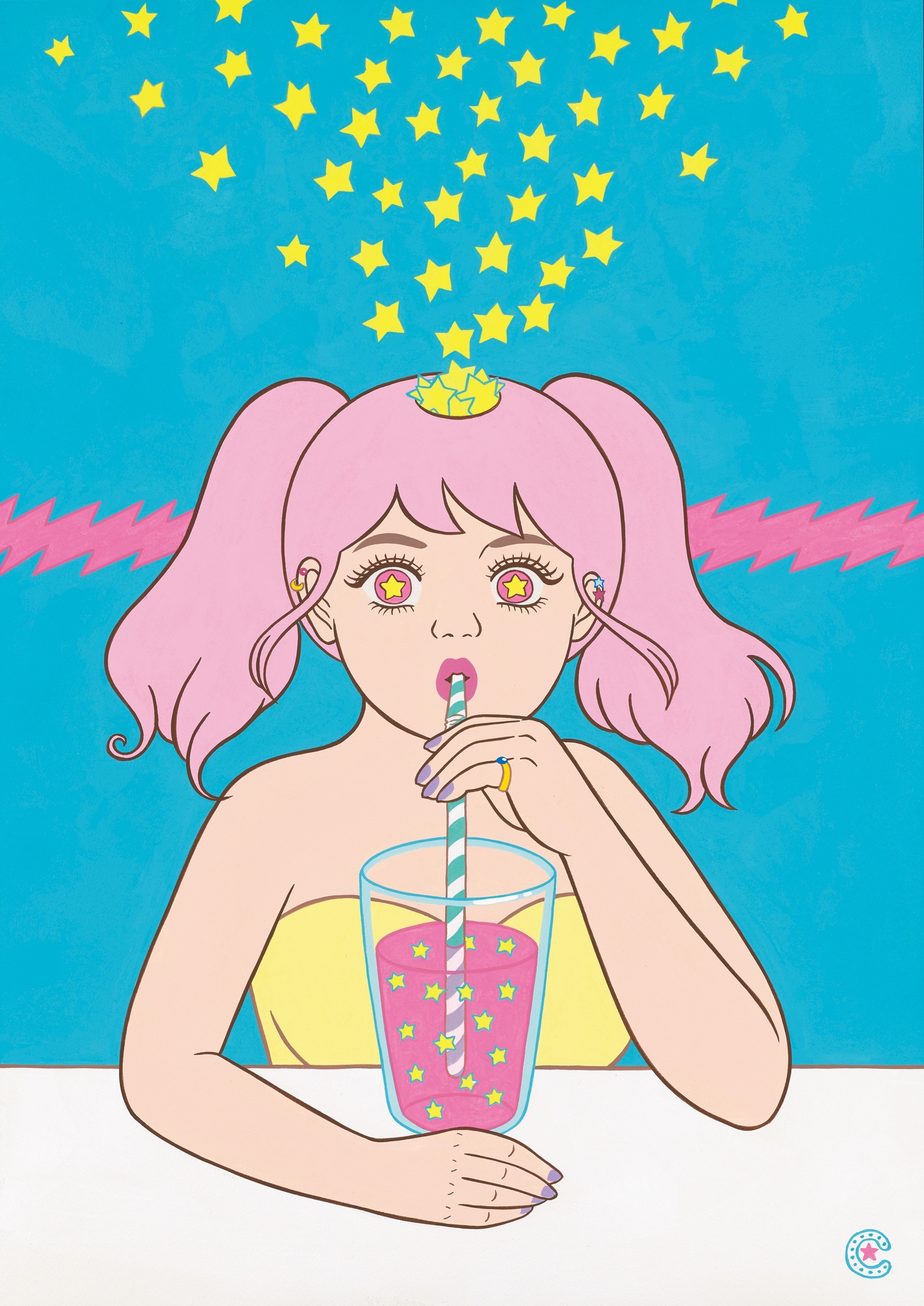 女の子の心をわしづかみにする大人気のイラストレーター、竹井千佳