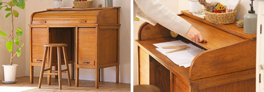 ロールトップデスクとは