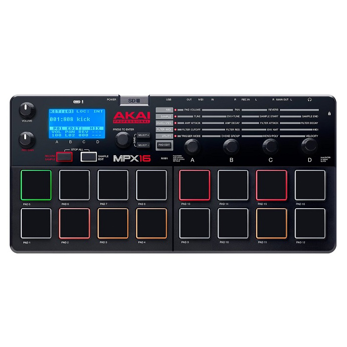 AKAI MPX16SD SAMPLE RECORDER AND PLAYER