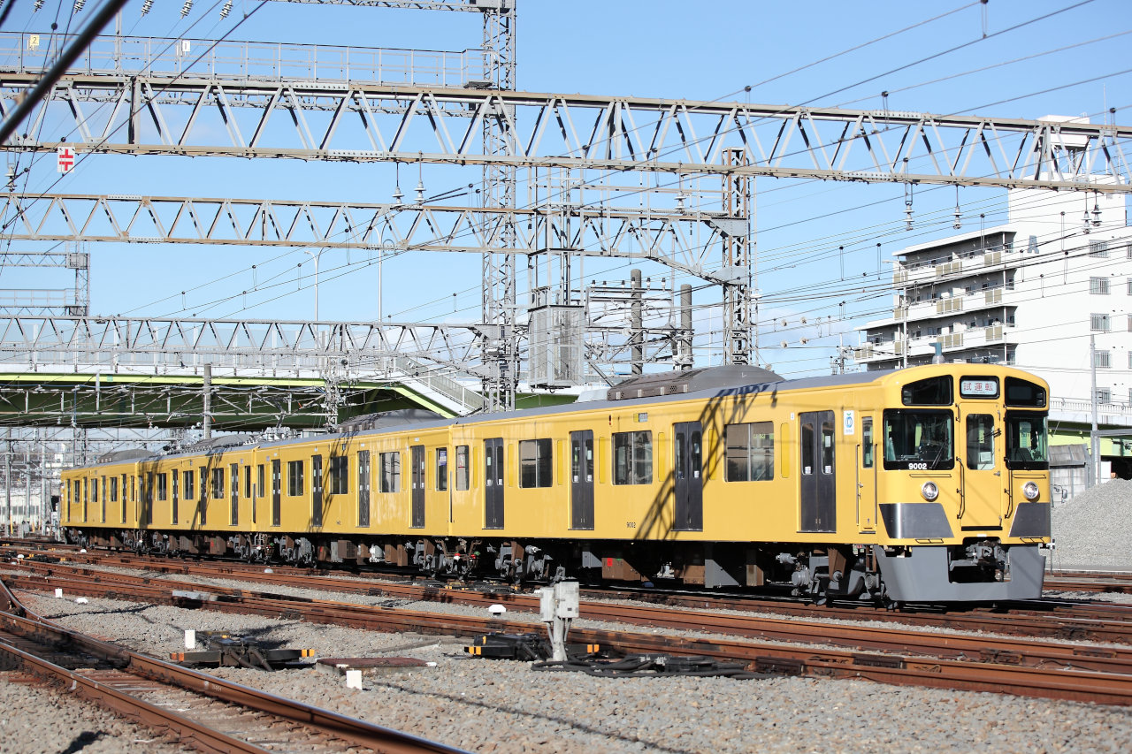 2021/1/8 9102F4連 武蔵丘車両検修場出場試運転【西武9000系ワンマン化