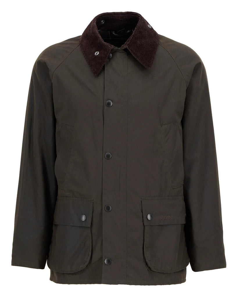 Barbour Classic Bedale Wax Jacket In Classic Dark Olive | Rainwater's