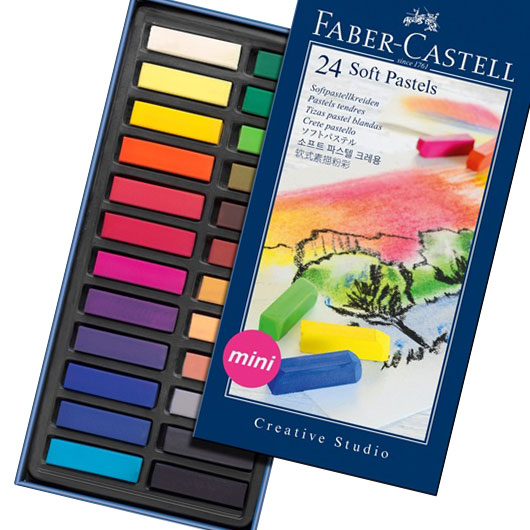 ファーバーカステル クリエイティブスタジオソフトパステル24色セット